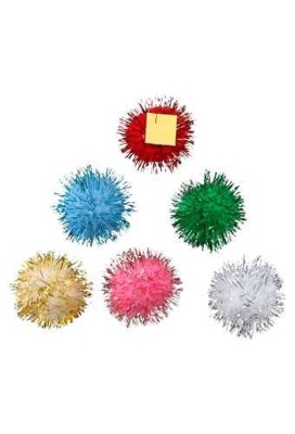 Pombows 25mm Uni Assortie Kleuren Met Plakker 100stuks