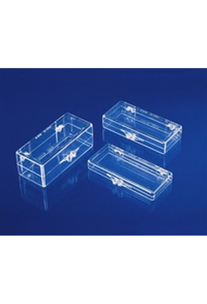 Rechthoekig transparant doosje 73x30x19mm 500 stuks