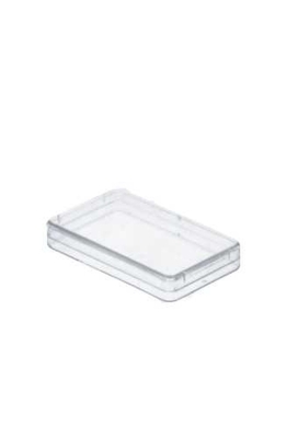 Rechthoekige transparant doosje 49x26x10mm 2500 stuks