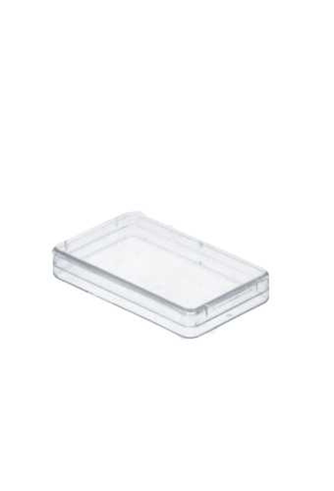Rechthoekige transparant doosje 62x36x8mm 1000 stuks