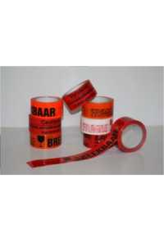 Rol Tape Bedrukken Met Uw Logo PVC 50 mm 66meter