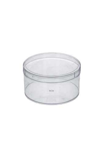 Rond transparant doosje d98 x h49mm verpakt 280stuks