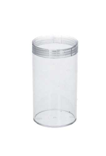 Ronde transparante koker hoogte d44 x h64mm 350stuks
