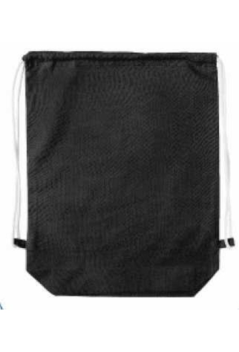 Rugtas Katoen Met Bodem 140gram Zwart & Koord 37x11x48cm