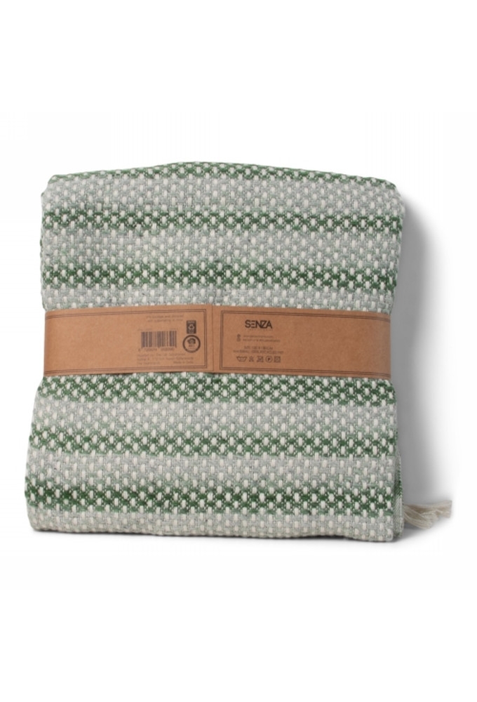 SENZA Indoor Outdoor Plaid RPET Groen 1 stuk