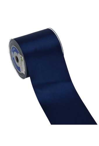 Satijn Lint Marine Blauw Extra Breed 70mm x 25 meter