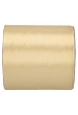 Satijn Lint Super Breed 100mm x 25 meter Goud
