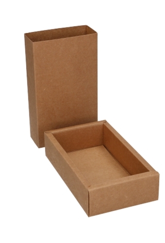 Schuif Deksel Kadodoosje Jakarta Kraft 15x8x4cm 10stuks