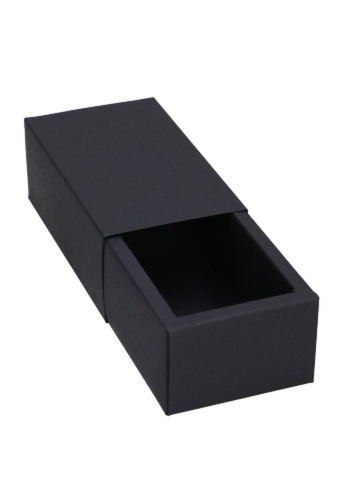 Schuif Deksel Kadodoosje Jakarta Zwart Mat 12x6x5cm 10stuks