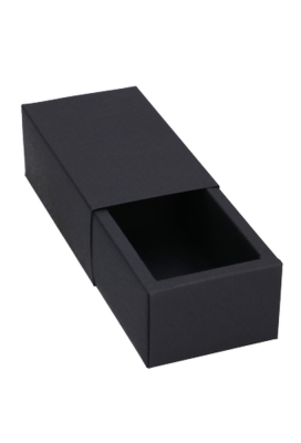 Schuif Deksel Kadodoosje Jakarta Zwart Mat 12x6x5cm 10stuks
