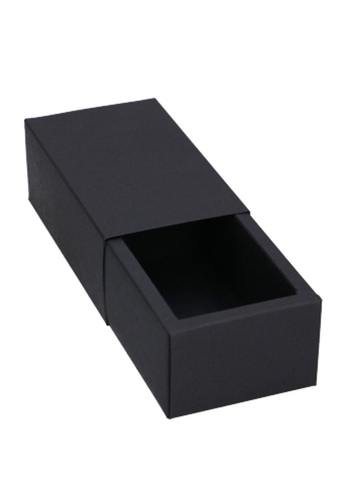 Schuif Deksel Kadodoosje Jakarta Zwart Mat 12x6x5cm 10stuks
