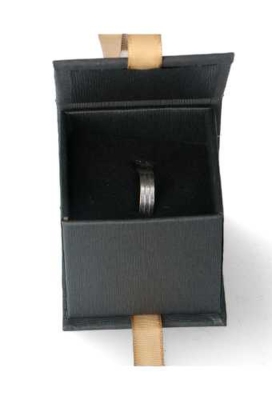 Sieradendoosjes Californie Zwart & Lint 5.5x5.5x5.5cm 10stuks