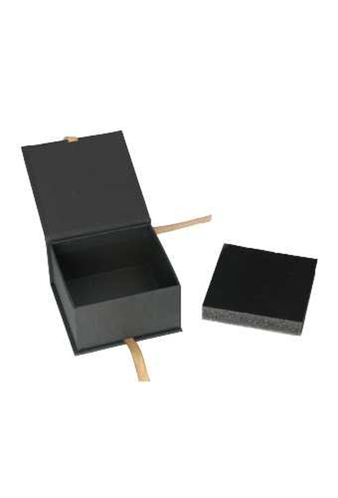 Sieradendoosjes Californie Zwart & Lint 9.2x9.2x5cm 20stuks
