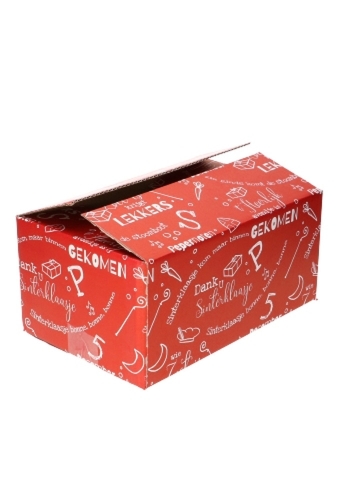 Sintgeschenkdoos Sint & Piet 31x20x14cm 15stuks