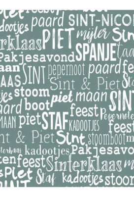 Sintpapier Trendy Sint Handlettering Stone 70cm x 125meter