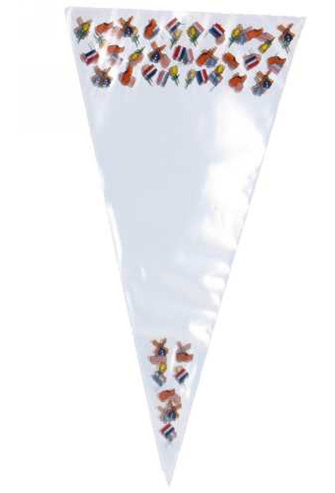 Snoepzak & Puntzak Nederland Met Opdruk 18x37cm 250stuks