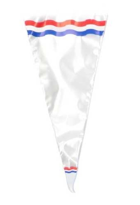 Snoepzak & Puntzak Nederlandse Vlag Met Opdruk18x37cm 100stuks