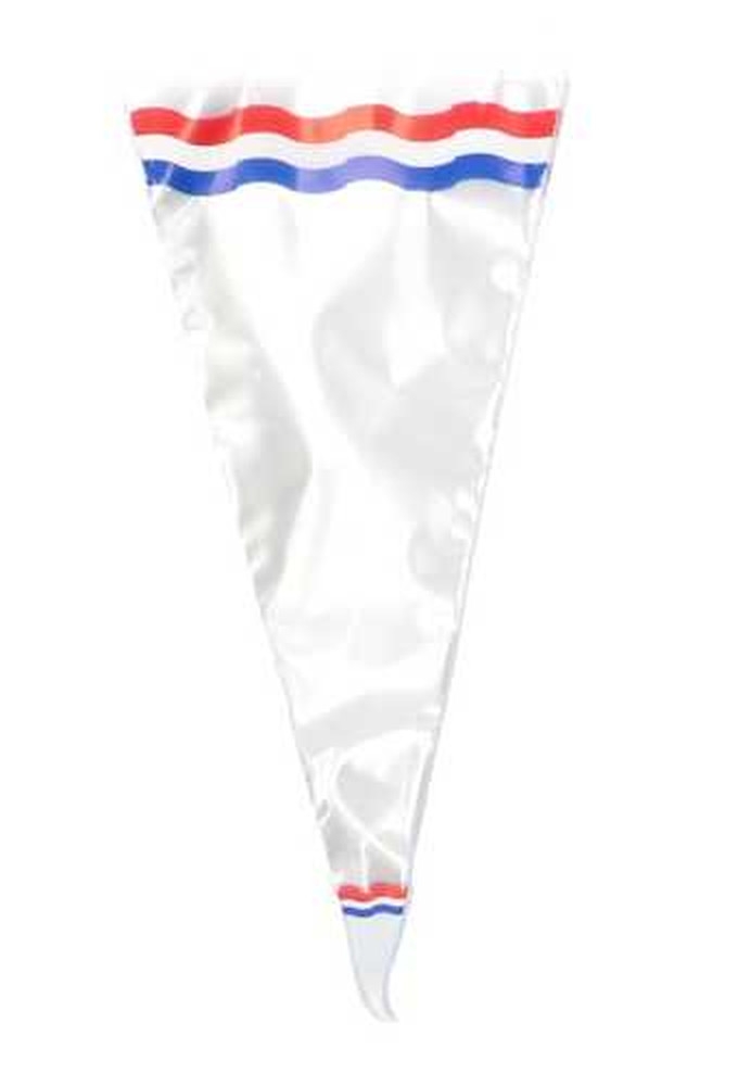 Snoepzak & Puntzak Nederlandse Vlag Met Opdruk18x37cm 100stuks