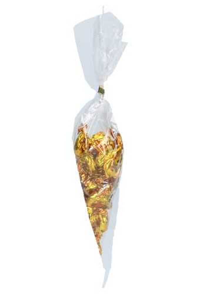 Snoepzak & Puntzak Transparant Blanco 18x37cm 250stuks