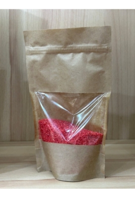 Stazakken Doy Moka Kraft Zip-sluiting & Venster 13x7x22.5cm 100stuks