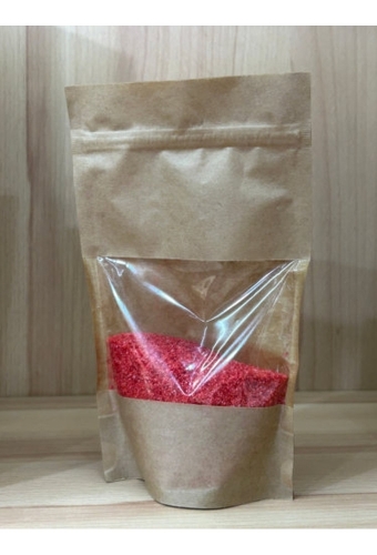 Stazakken Doy Moka Kraft Zip-sluiting & Venster 16x8x27cm 100stuks