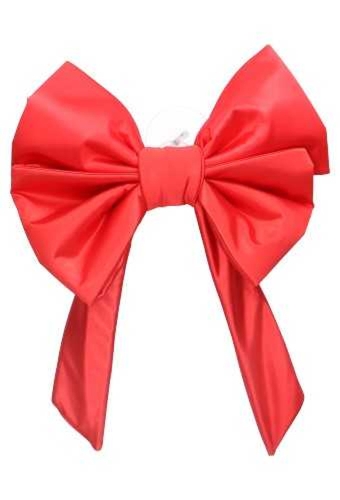 Stoffen Dubbele Strik Verona Rood Met 4 Lussen 37x38cm