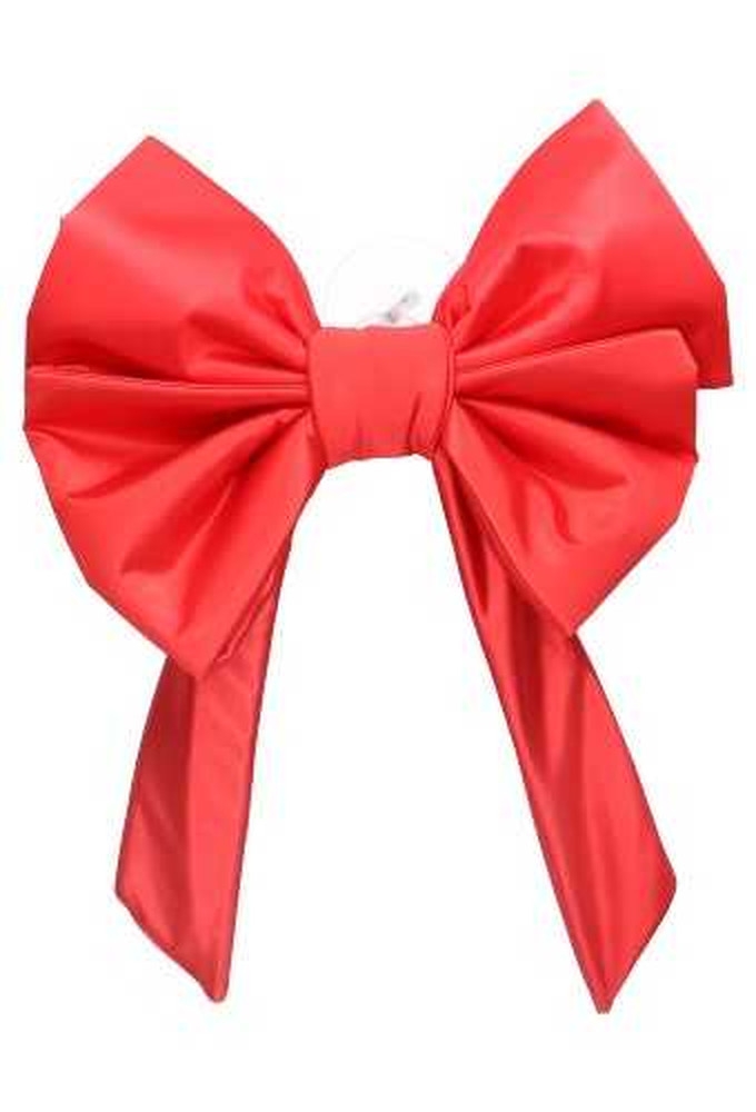 Stoffen Dubbele Strik Verona Rood Met 4 Lussen 37x38cm