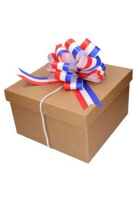 Strik Nederland Rood.Wit.Blauw Doorsnee 27cm lint 6.8cm 1stuks