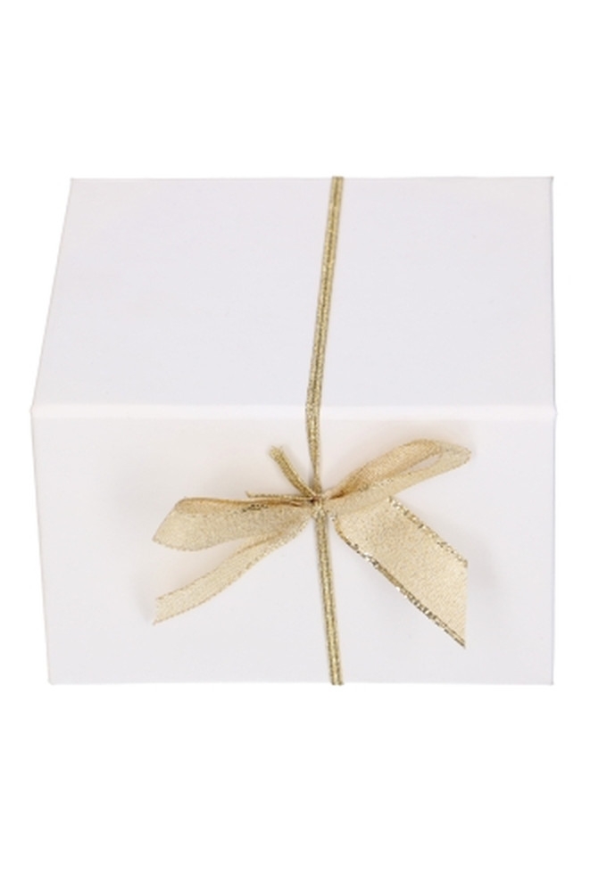 Strikje Metallic Goud Lint Met Elastiek 10cm 7x6cm 100stuks