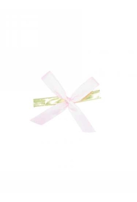 Strikje Satijn Roze Met Clip 4.5x4.5cm 300stuks