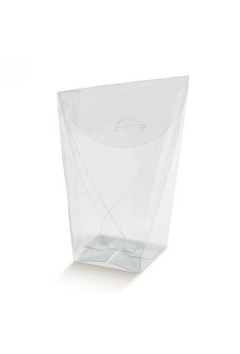 Transparant Kadodoosje Bag Klein 6x6x14cm 10stuks