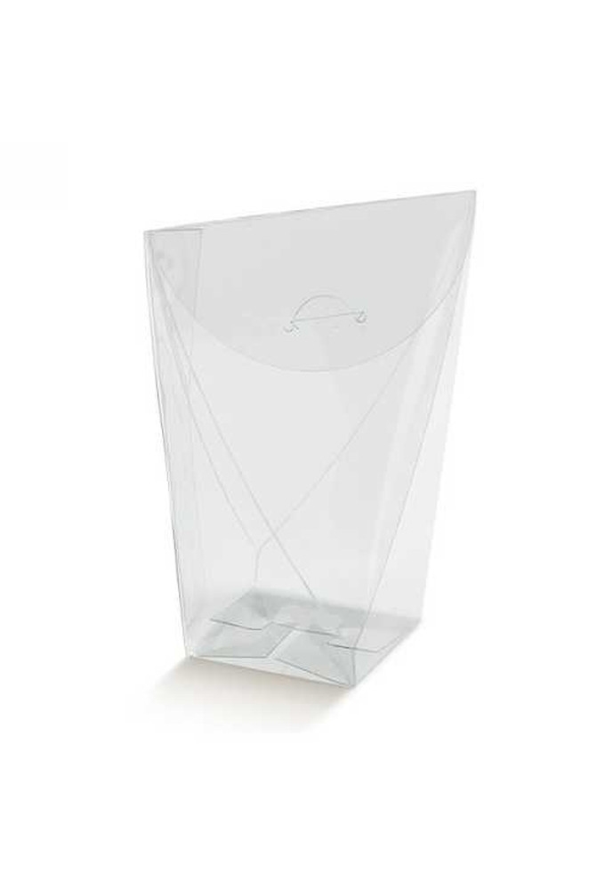 Transparant Kadodoosje Bag Klein 6x6x14cm 10stuks