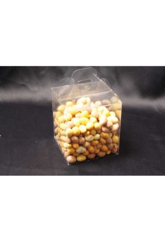 Transparant Kadodoosje Kubus Met Hengsel 9x9x10cm 10 stuks