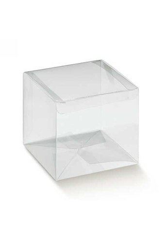 Transparant Kadodoosje Kubus PET 5X5X5cm 10stuks