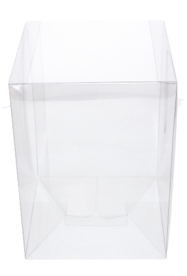 Transparant Kadodoosje Rechthoekig 18x18x24cm 10stuks