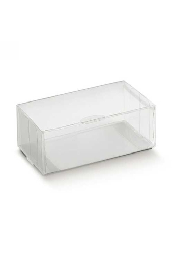 Transparant Rechthoekig Kadodoosje Plastic PET 8x4x3cm 10stuks