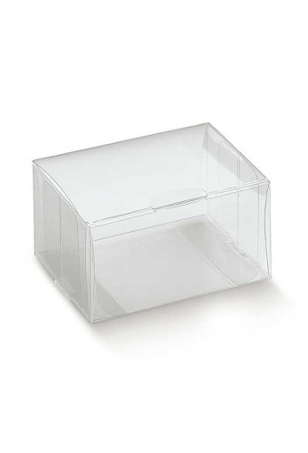 Transparant Rechthoekig Kadodoosje Plastic PET 8x6x4cm 10stuks