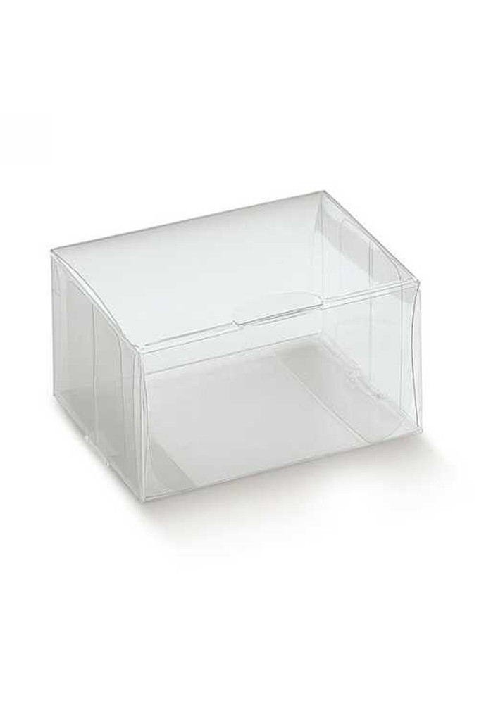 Transparant Rechthoekig Kadodoosje Plastic PET 8x6x4cm 10stuks