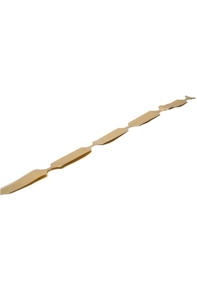 Trek Strikken Metallic Goud Doorsnee 120mm met een lint 30mm 30stuks