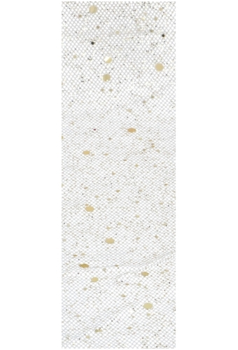 Tule Lint Goud Dots Metallic 40mm x 50 meter