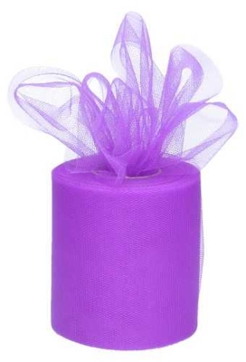 Tule Lint Paars 100mm x 50meter