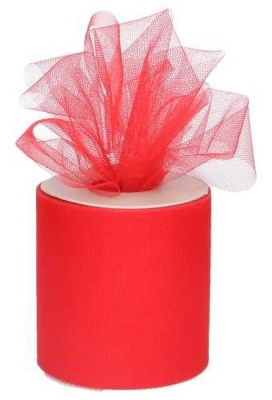 Tule Lint Rood 100mm x 50meter