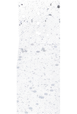 Tule Lint Zilver Dots Metallic 40mm x 50 meter