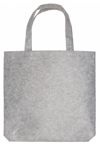 Vilten Draagtassen Grijs Met Hengsel 42x42x6cm 220 gram 75stuks