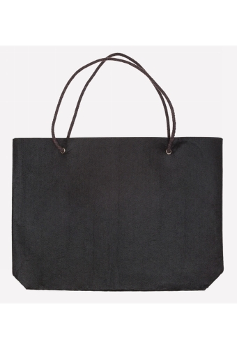 Vilten Draagtassen Zwart Met Hengsel 47x33x8cm 220 gram 75stuks
