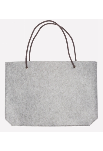 Vilten Draagtassen Zwart Met Hengsel 47x33x8cm 220 gram 75stuks