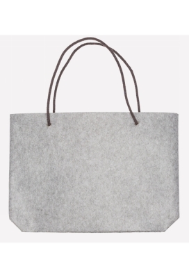 Vilten Draagtassen Zwart Met Hengsel 47x33x8cm 220 gram 75stuks