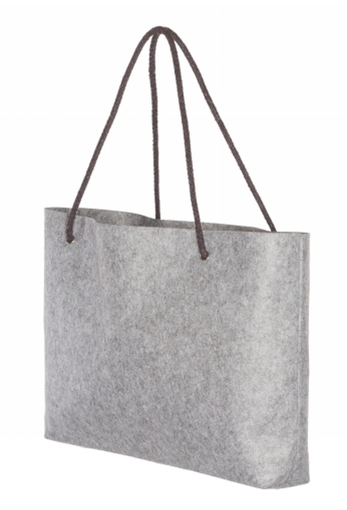 Vilten Draagtassen Zwart Met Hengsel 47x33x8cm 220 gram 75stuks