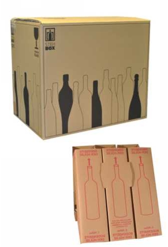 Wijn Verzendverpakking 12 fles 46.3x31.4x38cm Met Inlay 15stuks