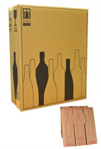 Wijn Verzendverpakking 3 fles 31.4x12x38cm Met inlay 15stuks